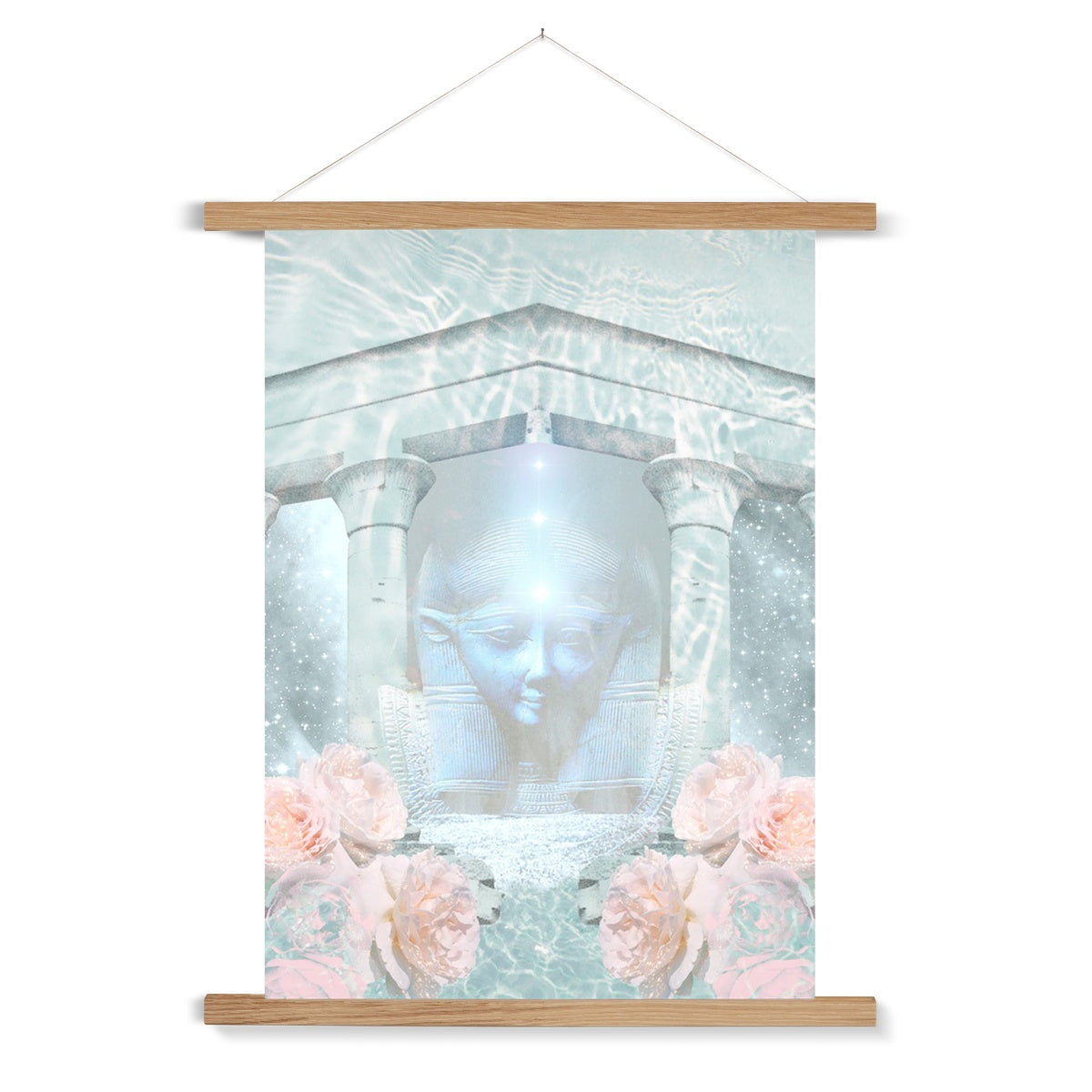 Hathor Temple Fine Art Print with Hanger - Starseed Designs Inc.