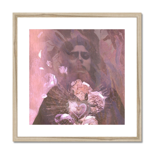 My Petal Heart Framed & Mounted Print - Starseed Designs Inc.