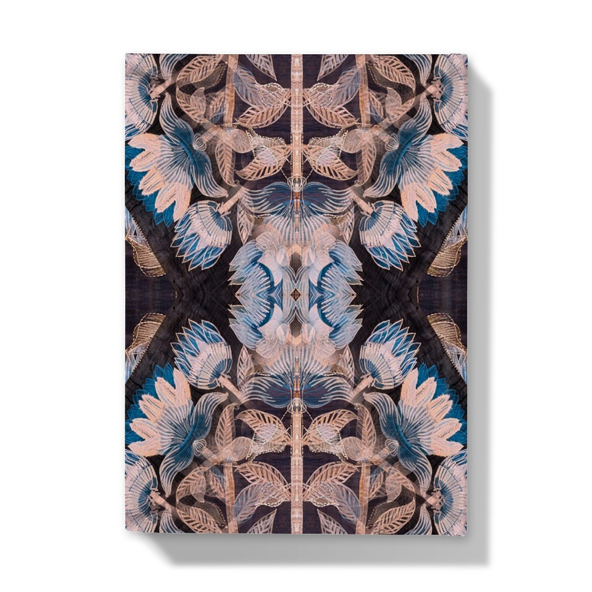 Blue Flora Hardback Journal - Starseed Designs Inc.