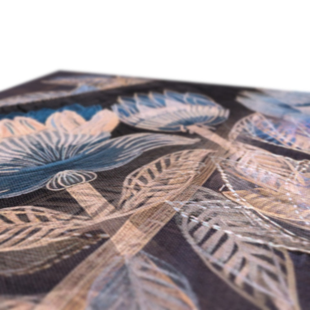 Blue Flora Giclée Canvas Print - Starseed Designs Inc.