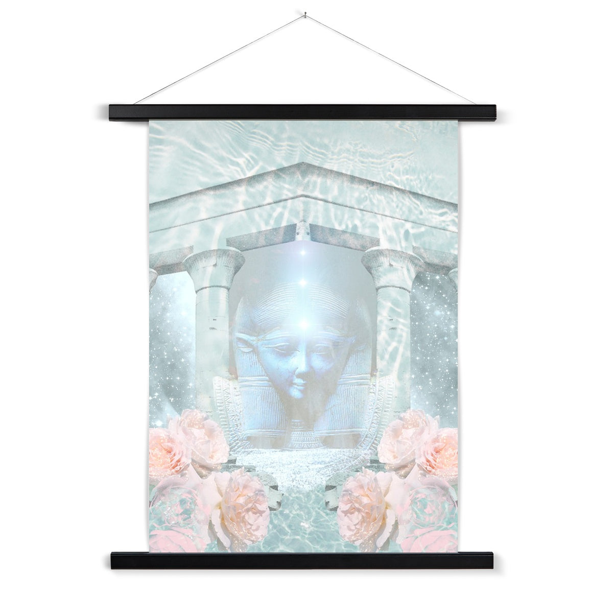 Hathor Temple Fine Art Print with Hanger - Starseed Designs Inc.