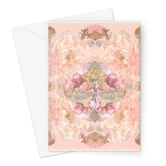Rose Goddess Greeting Card - Starseed Designs Inc.