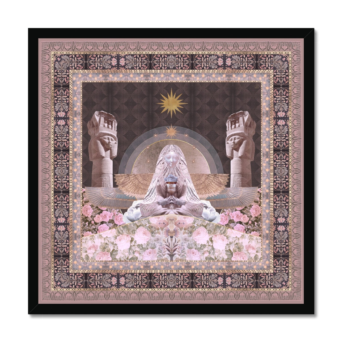 Hathor - Night Edition Framed Print - Starseed Designs Inc.