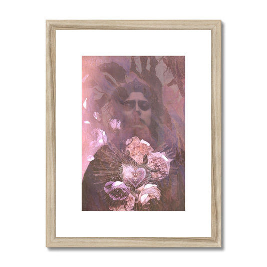 My Petal Heart Framed & Mounted Print - Starseed Designs Inc.