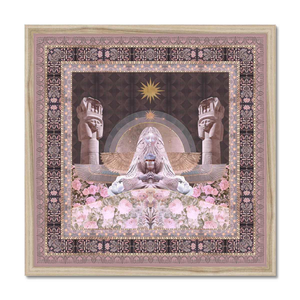 Hathor - Night Edition Framed Print - Starseed Designs Inc.