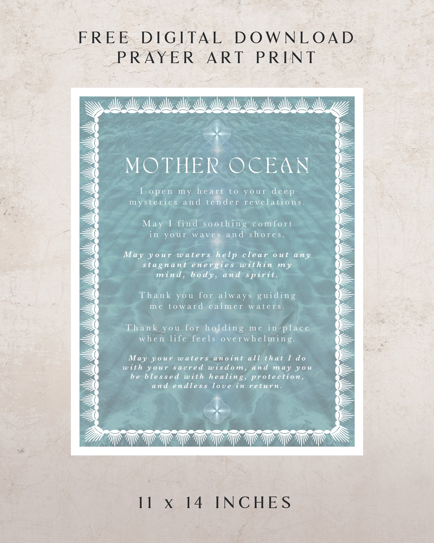 Ocean Dreams Oracle – Digital Art Print Set Gift