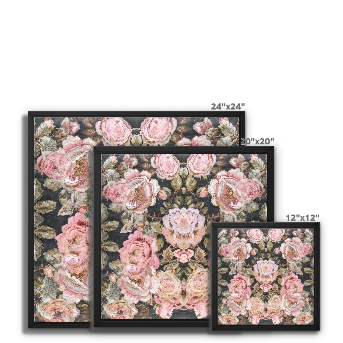 It's all Roses Framed Canvas - Starseed Designs Inc.