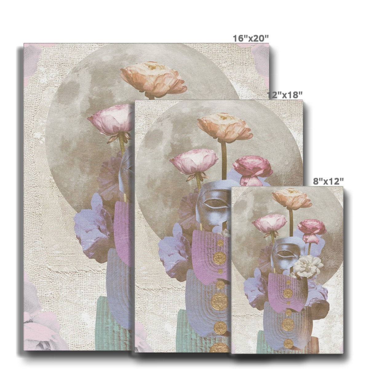 Eight of Pentacles Giclée Canvas - Starseed Designs Inc.