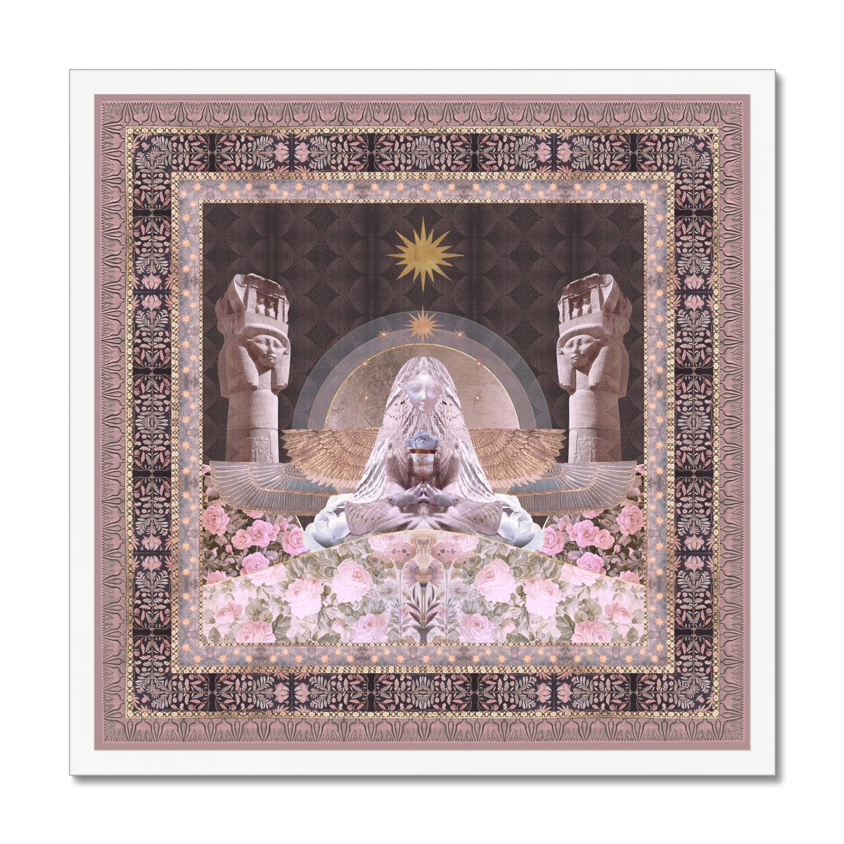 Hathor - Night Edition Framed Print - Starseed Designs Inc.