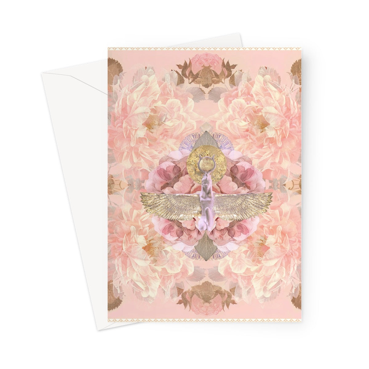 Rose Goddess Greeting Card - Starseed Designs Inc.