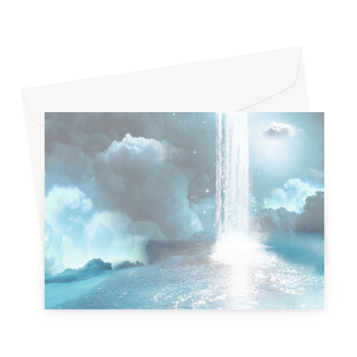 Lunar Waters Greeting Card - Starseed Designs Inc.