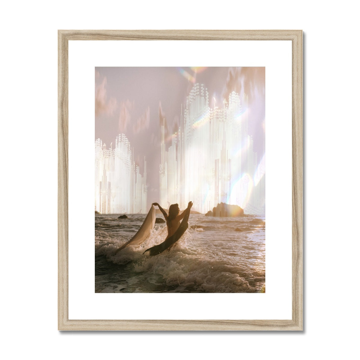 Light Codes Framed & Mounted Print - Starseed Designs Inc.