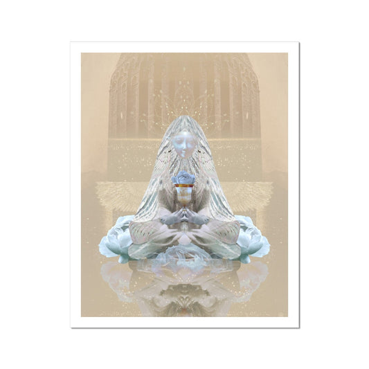 The Blue Rose Fine Art Print - Starseed Designs Inc.