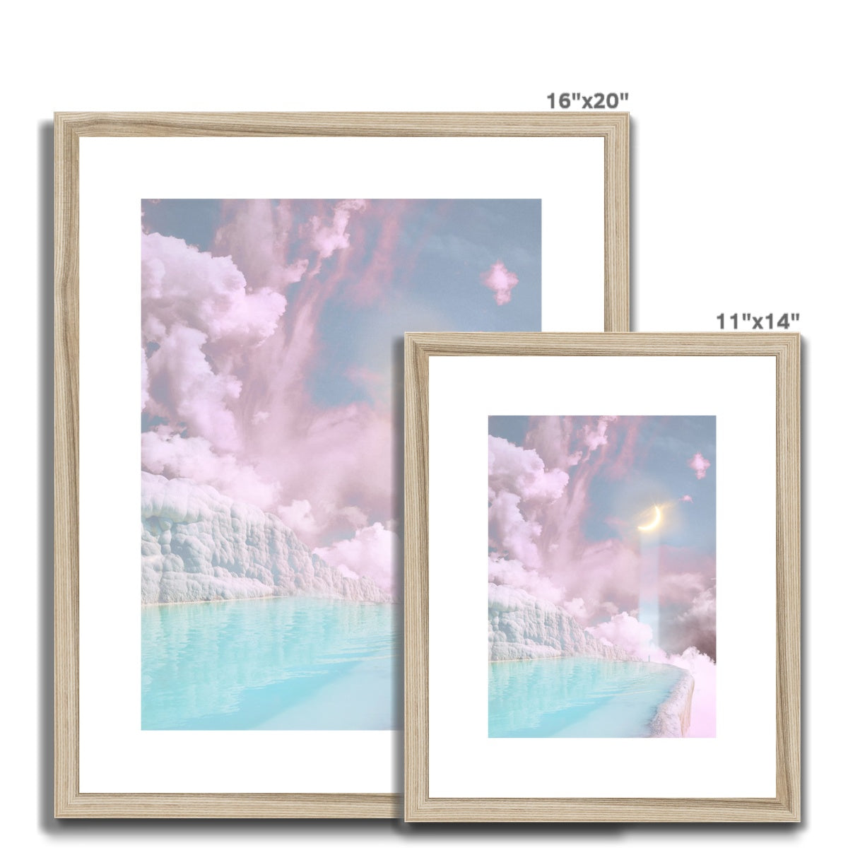 Moonbeam Framed & Mounted Print - Starseed Designs Inc.