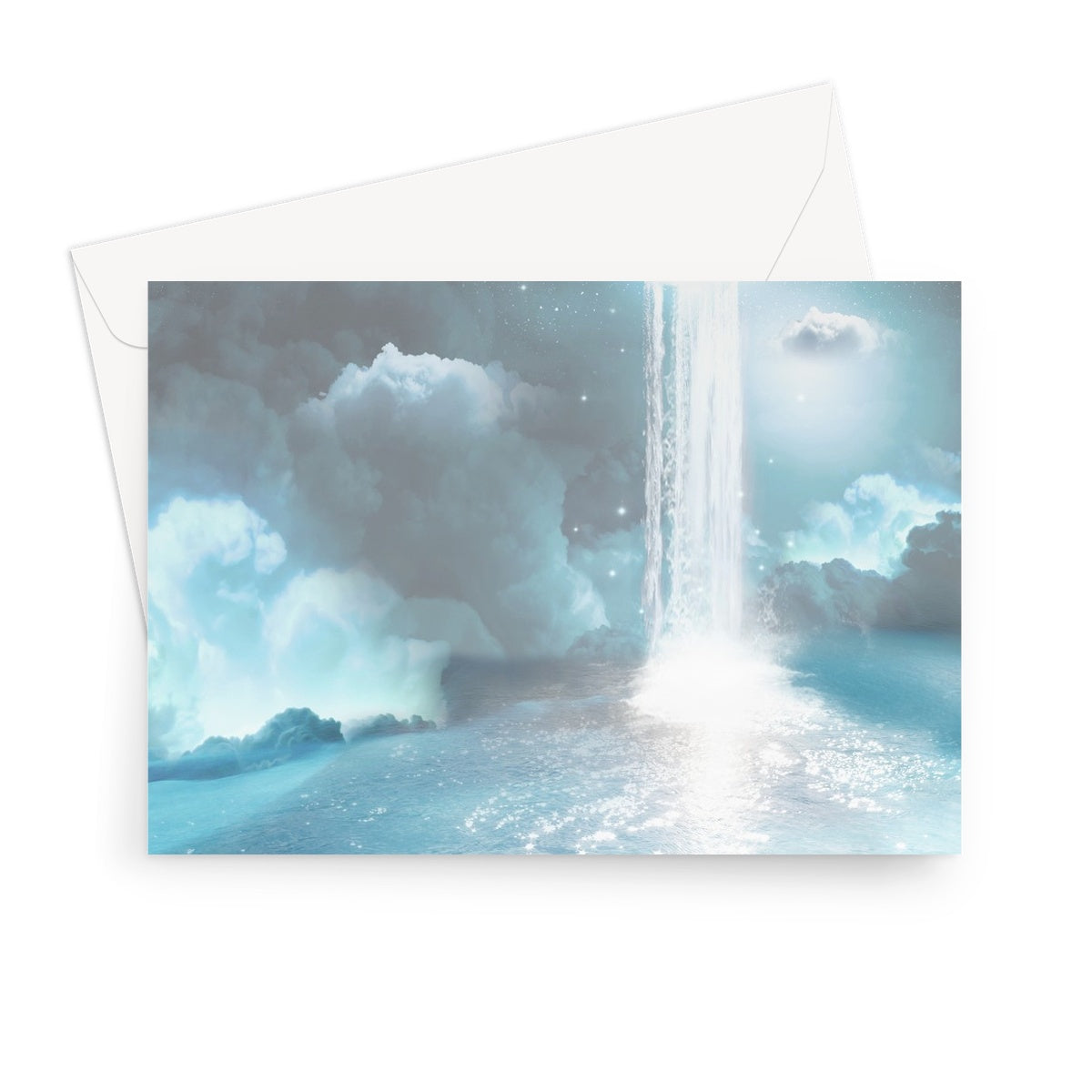 Lunar Waters Greeting Card - Starseed Designs Inc.