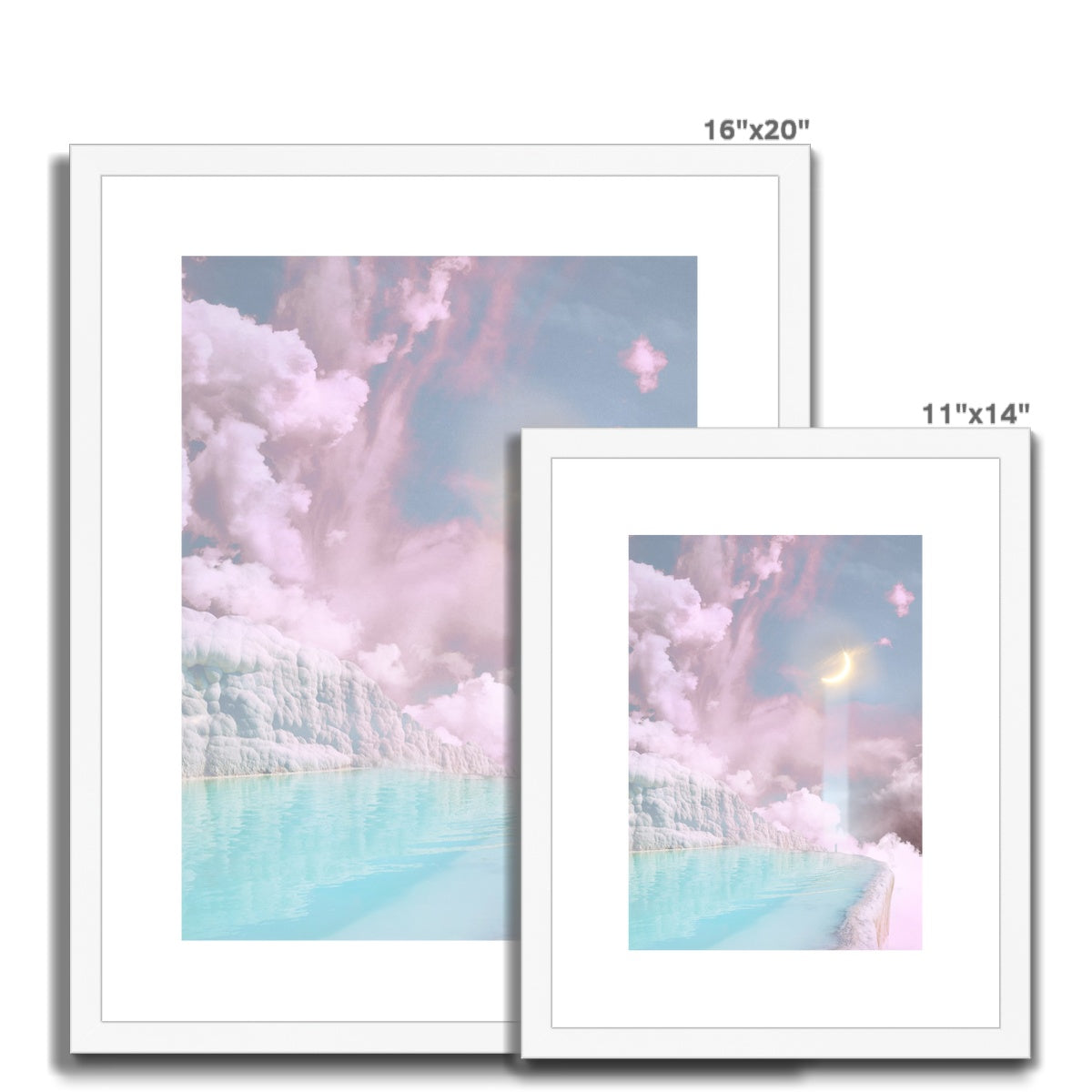 Moonbeam Framed & Mounted Print - Starseed Designs Inc.