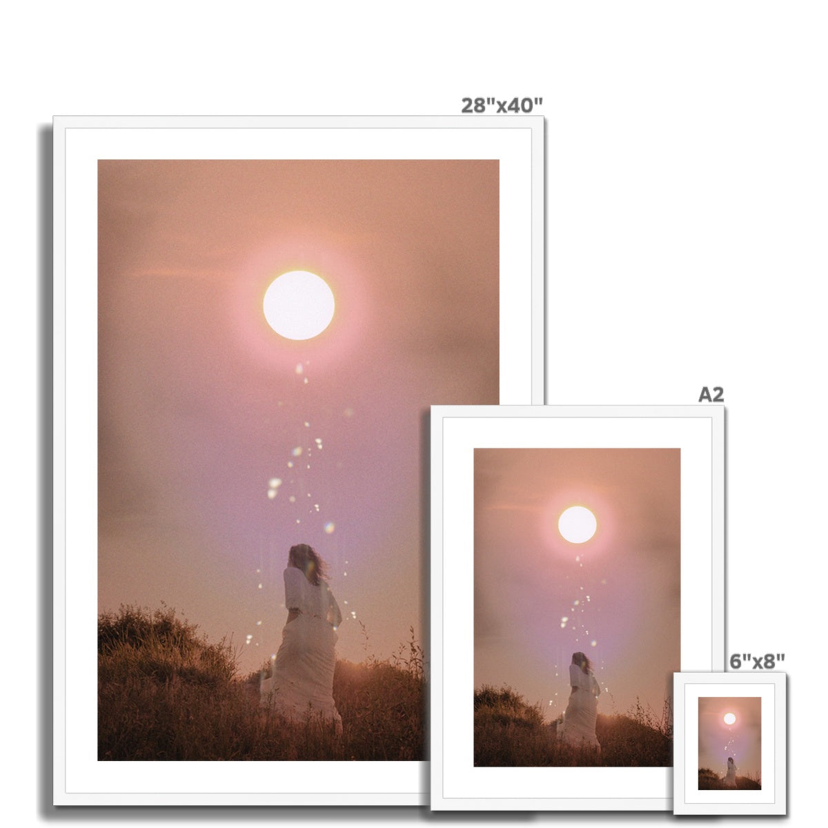 The Shimmer Framed & Mounted Print - Starseed Designs Inc.