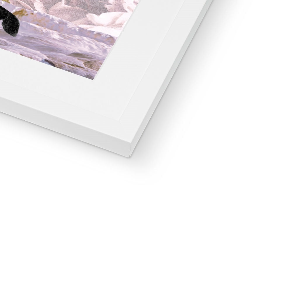 The Moon Framed & Mounted Print - Starseed Designs Inc.