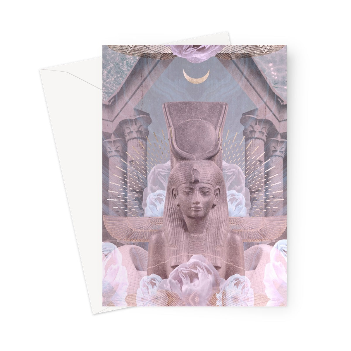 Hathor - Isis Greeting Card - Starseed Designs Inc.