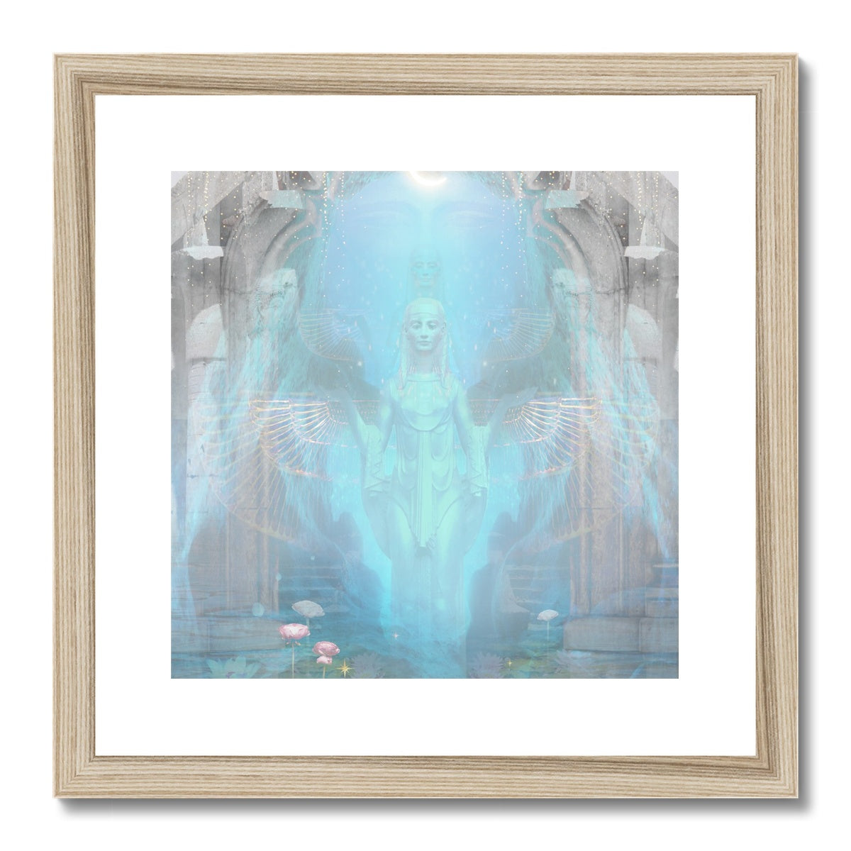 Cerulean Dream Framed & Mounted Print - Starseed Designs Inc.