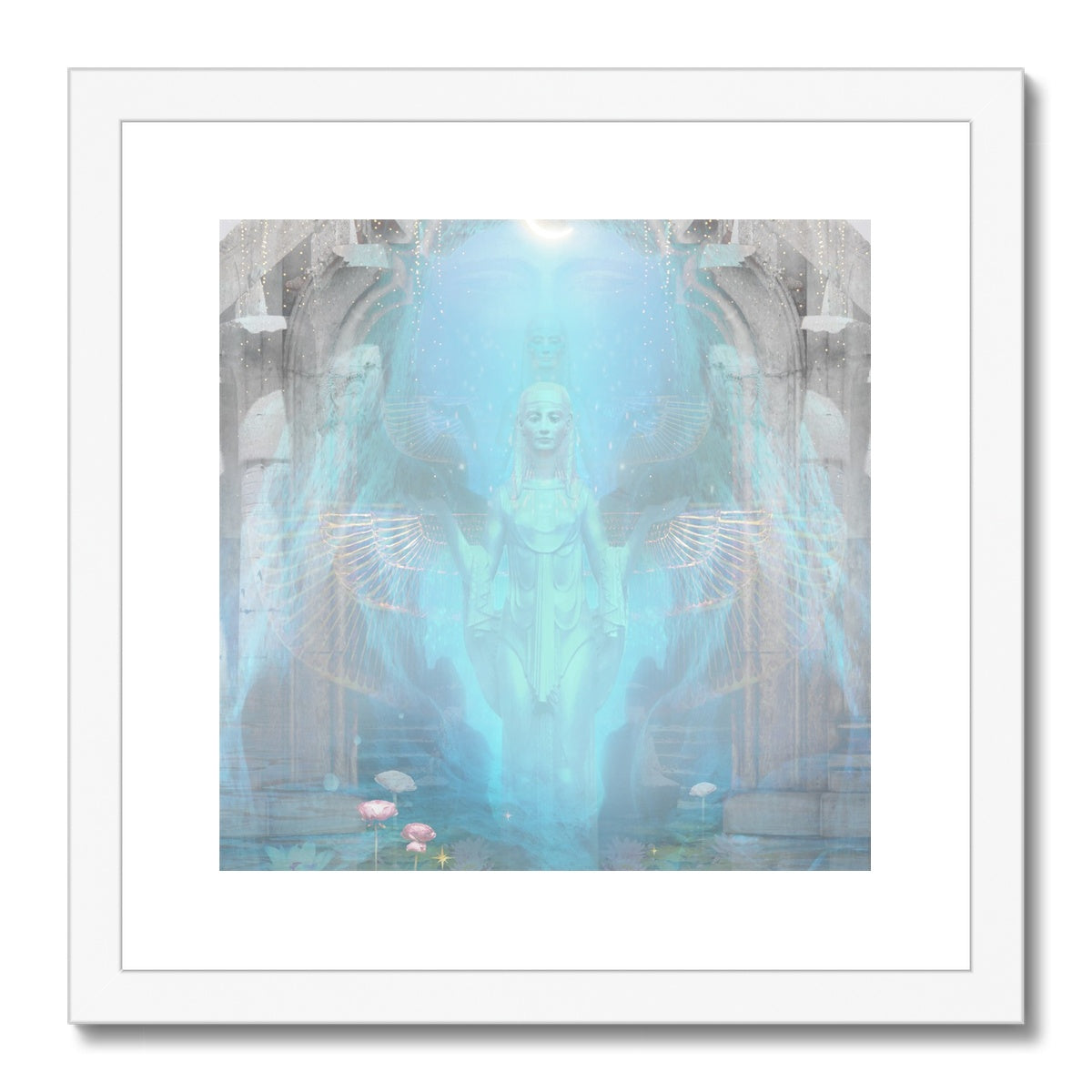 Cerulean Dream Framed & Mounted Print - Starseed Designs Inc.