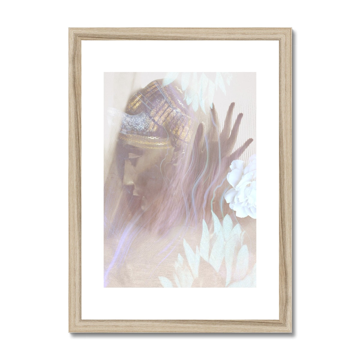 Queen Nefertiti Framed & Mounted Print - Starseed Designs Inc.