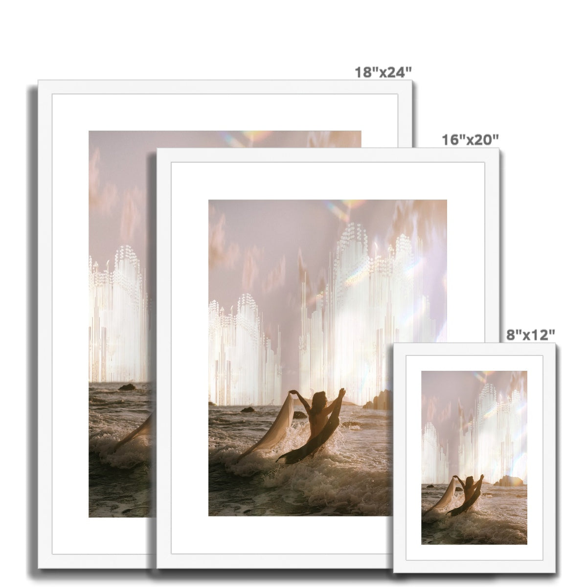 Light Codes Framed & Mounted Print - Starseed Designs Inc.