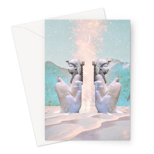 Hathor Dreams Greeting Card - Starseed Designs Inc.