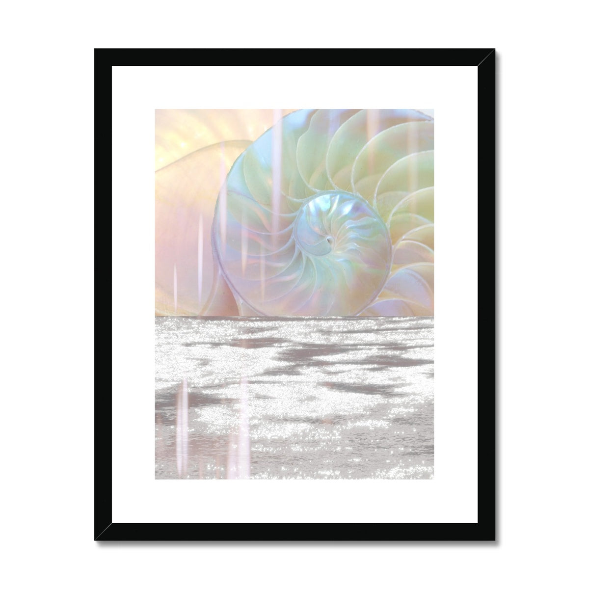 Divine Spiral Framed & Mounted Print - Starseed Designs Inc.