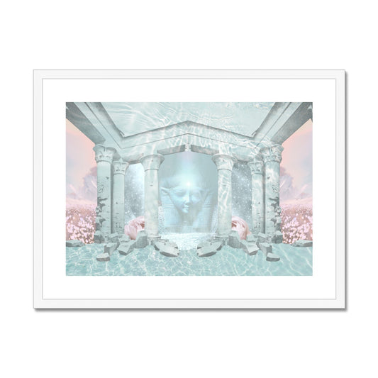Hathor Temple Framed & Mounted Print - Starseed Designs Inc.
