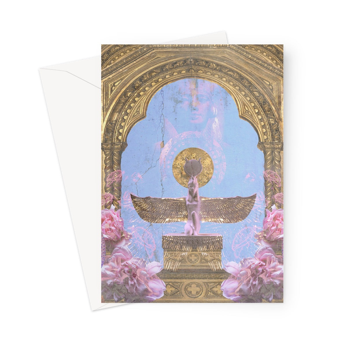 Goddess Isis Greeting Card - Starseed Designs Inc.