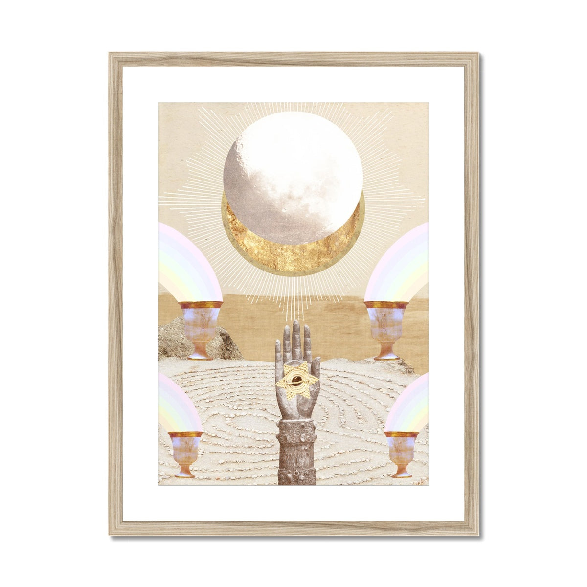 La Luna Framed & Mounted Print - Starseed Designs Inc.