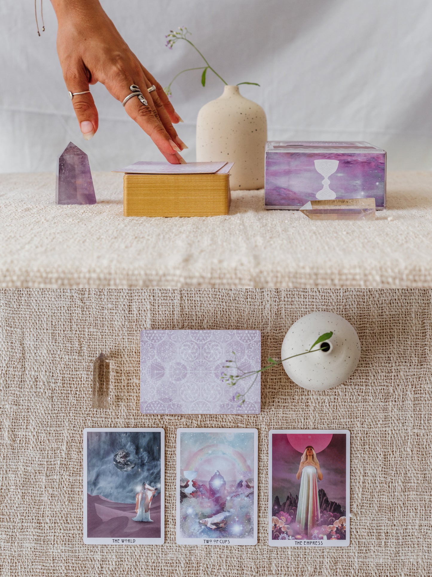 The Starchild Tarot - 1st Edition - ROSE PORTAL BOX - Starseed Designs Inc.