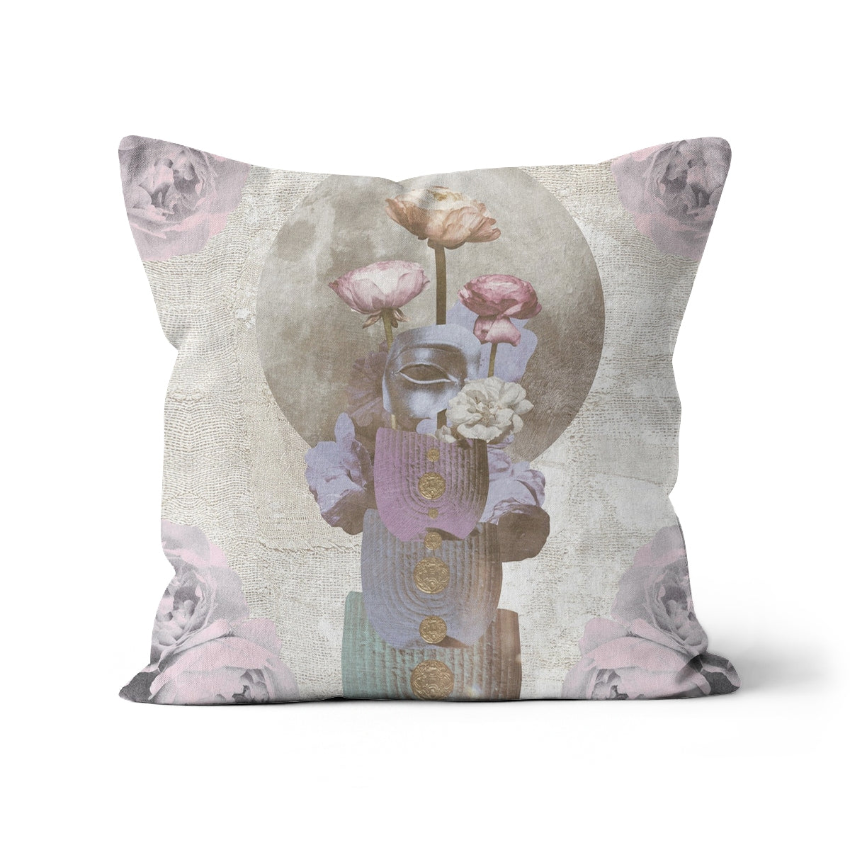 Eight of Pentacles Cushion - Starseed Designs Inc.