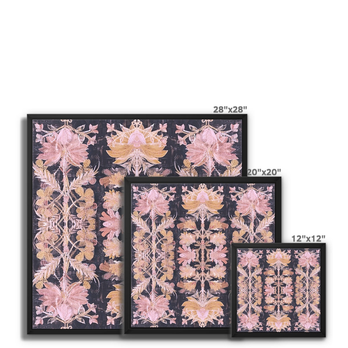Sunlit Garden Framed Canvas - Starseed Designs Inc.