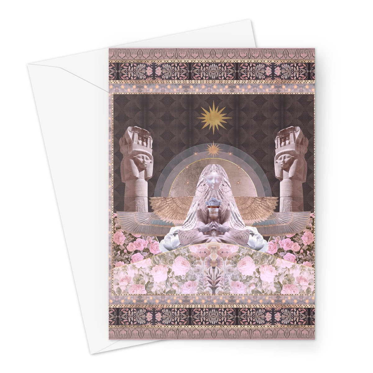 Hathor - Night Edition Greeting Card - Starseed Designs Inc.