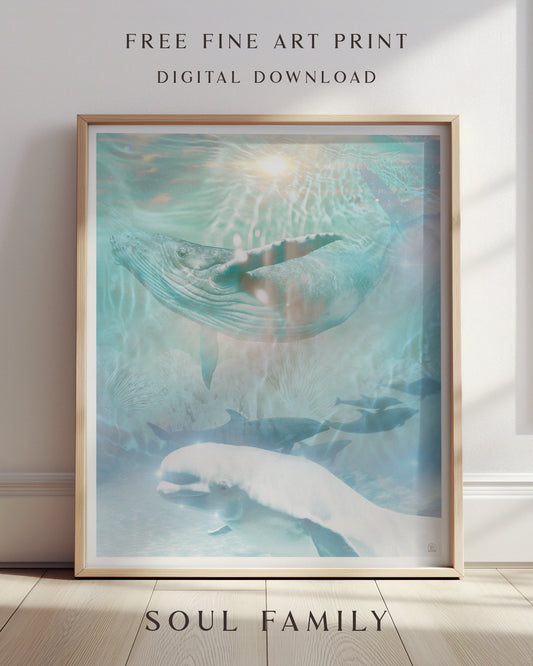 Ocean Dreams Oracle – Digital Art Print Set Gift