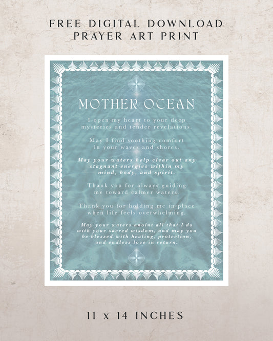 Ocean Dreams Oracle – Digital Art Print Set Gift