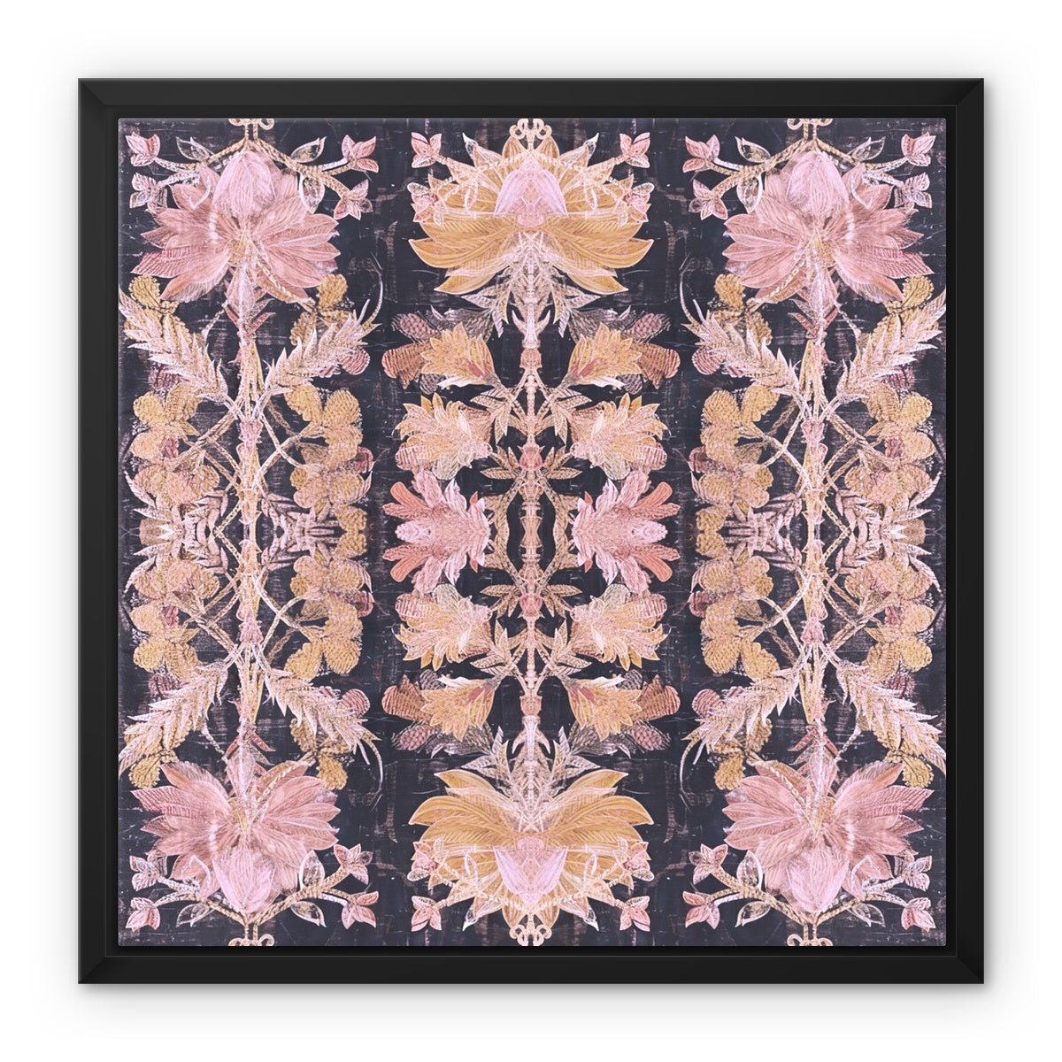 Sunlit Garden Framed Canvas - Starseed Designs Inc.