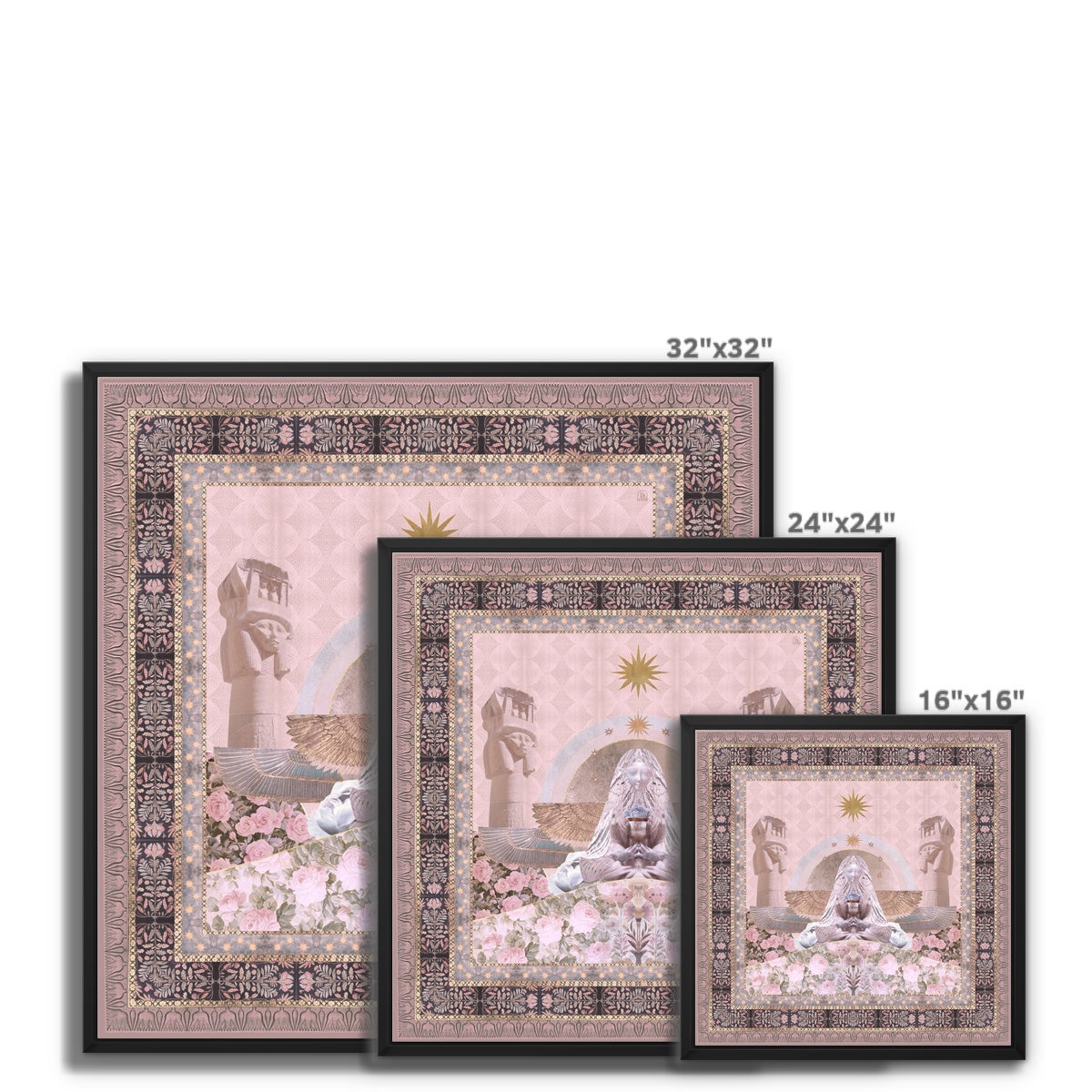 Hathor - Light Edition Framed Canvas - Starseed Designs Inc.