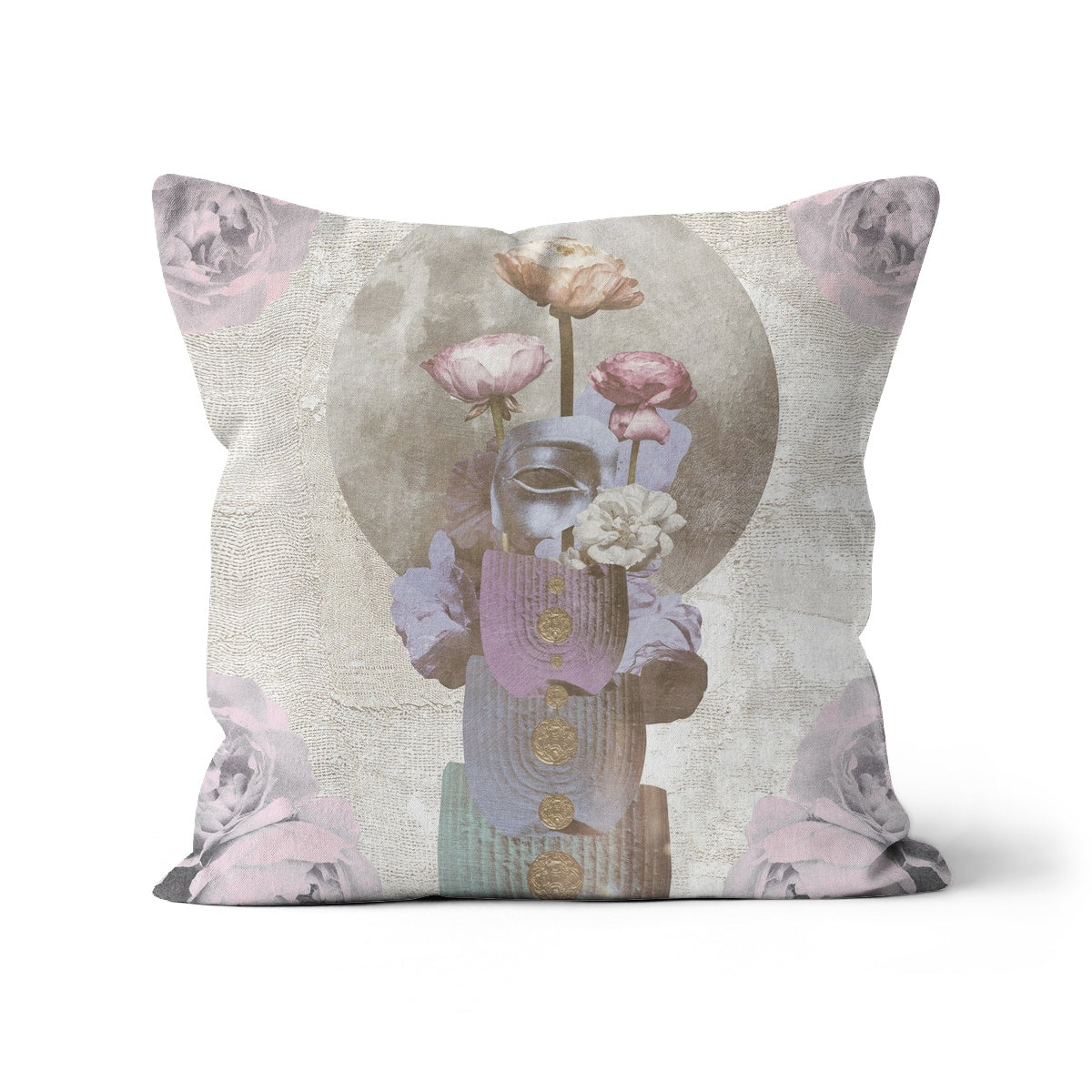 Eight of Pentacles Cushion - Starseed Designs Inc.