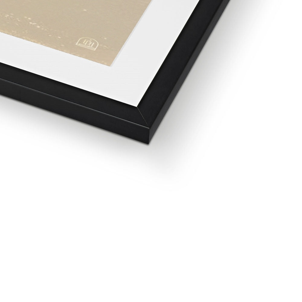 The Blue Rose Framed & Mounted Print - Starseed Designs Inc.