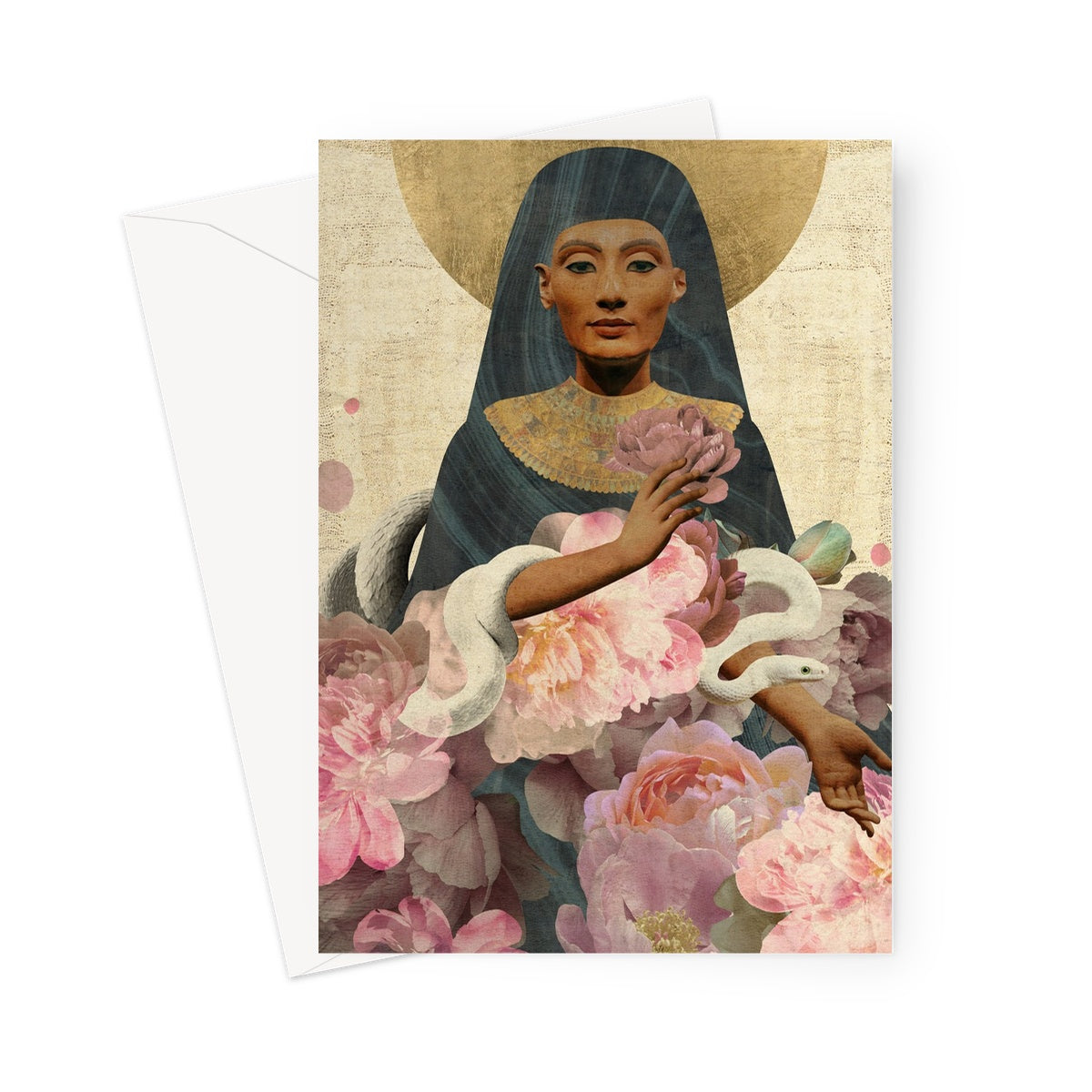 Nefertiti Greeting Card - Starseed Designs Inc.