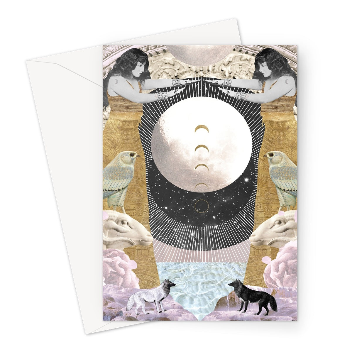 The Moon Greeting Card - Starseed Designs Inc.