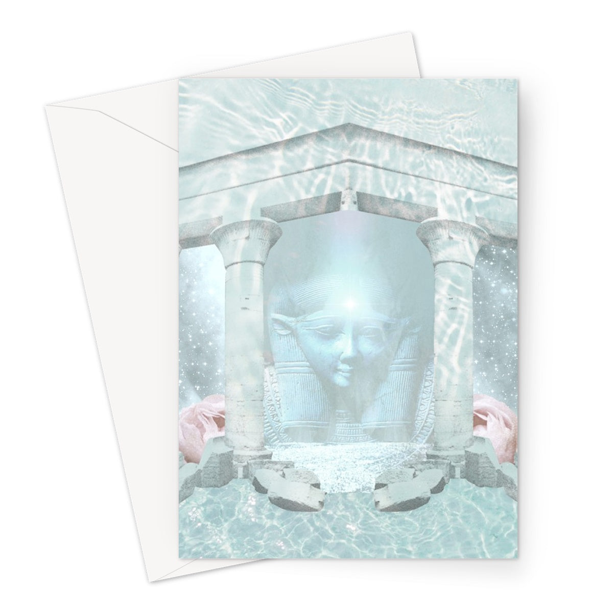 Hathor Temple Greeting Card - Starseed Designs Inc.
