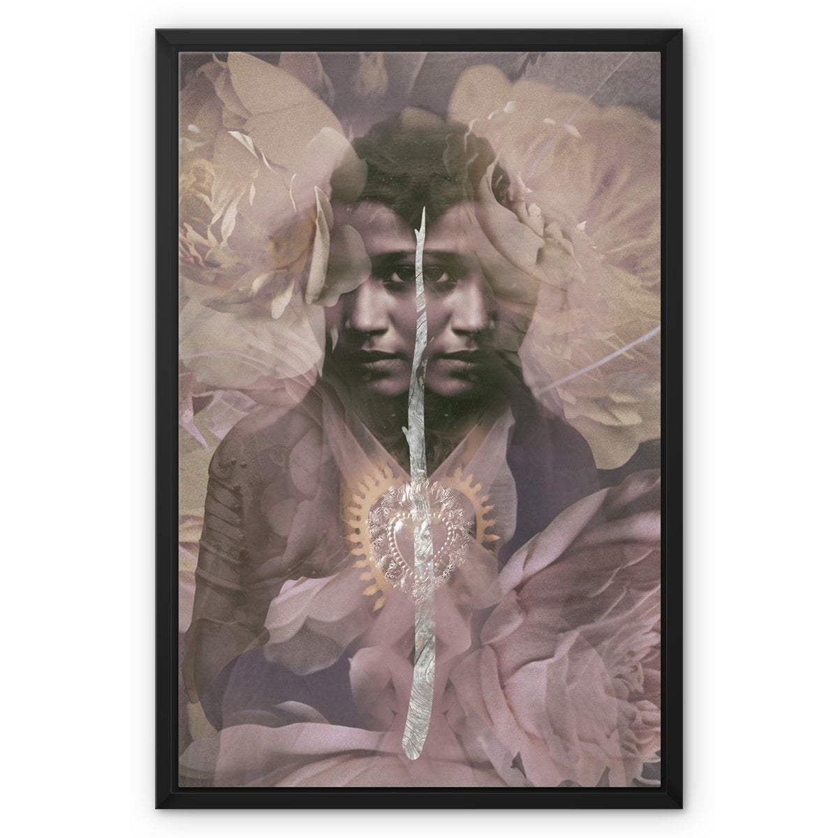 Knight of Wands Framed Canvas - Starseed Designs Inc.
