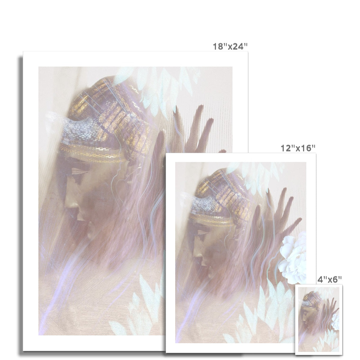 Queen Nefertiti Fine Art Print - Starseed Designs Inc.