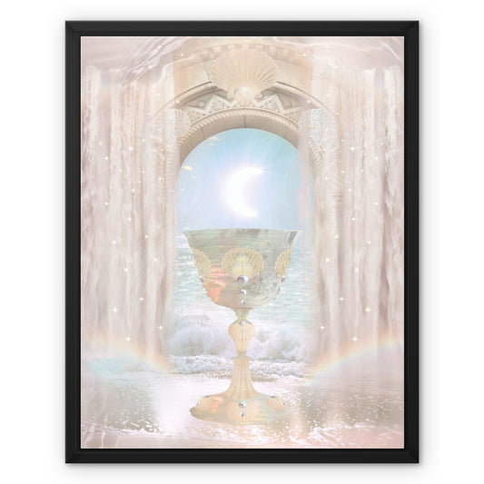 Sacred Chalice Framed Canvas - Starseed Designs Inc.