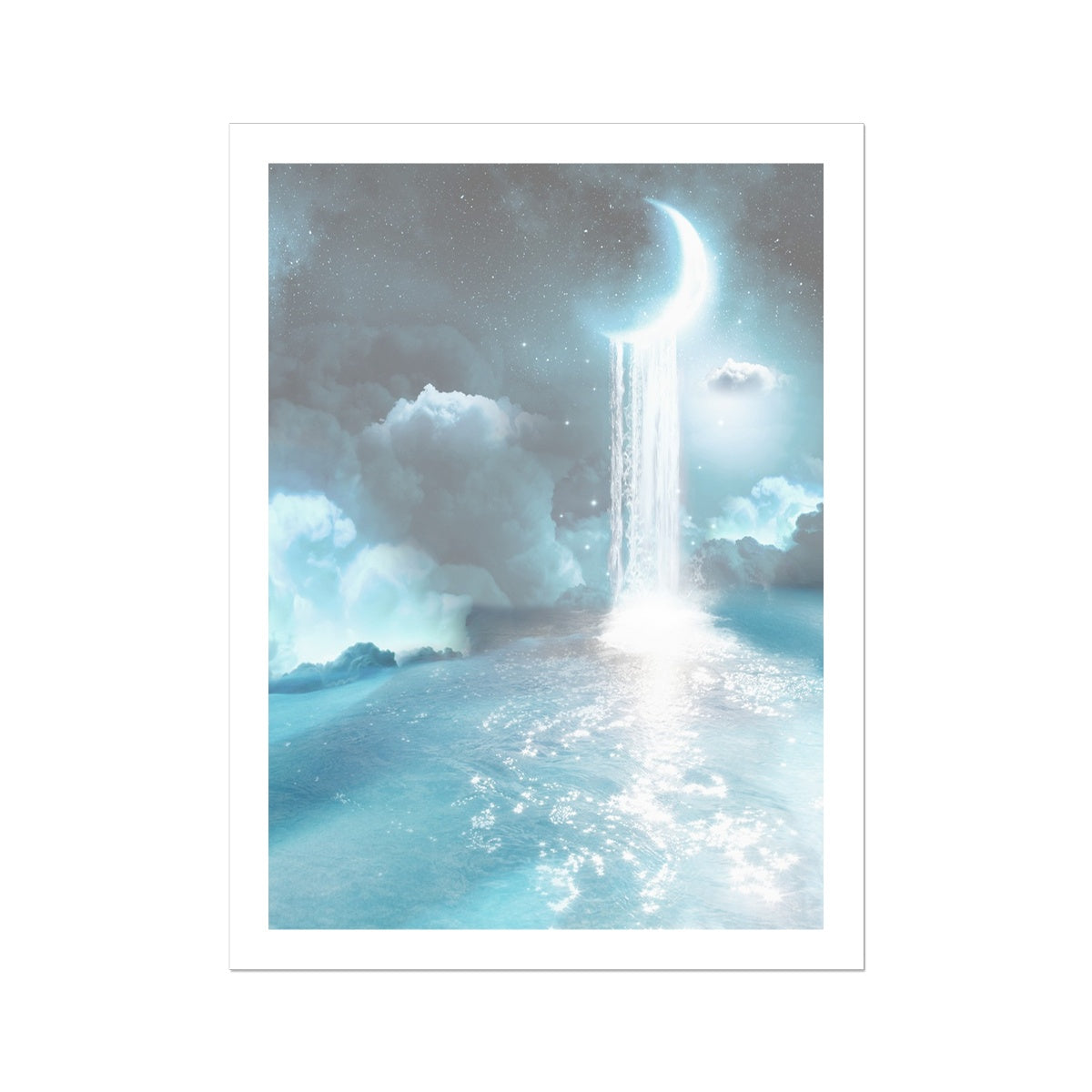 Lunar Waters Fine Art Print - Starseed Designs Inc.