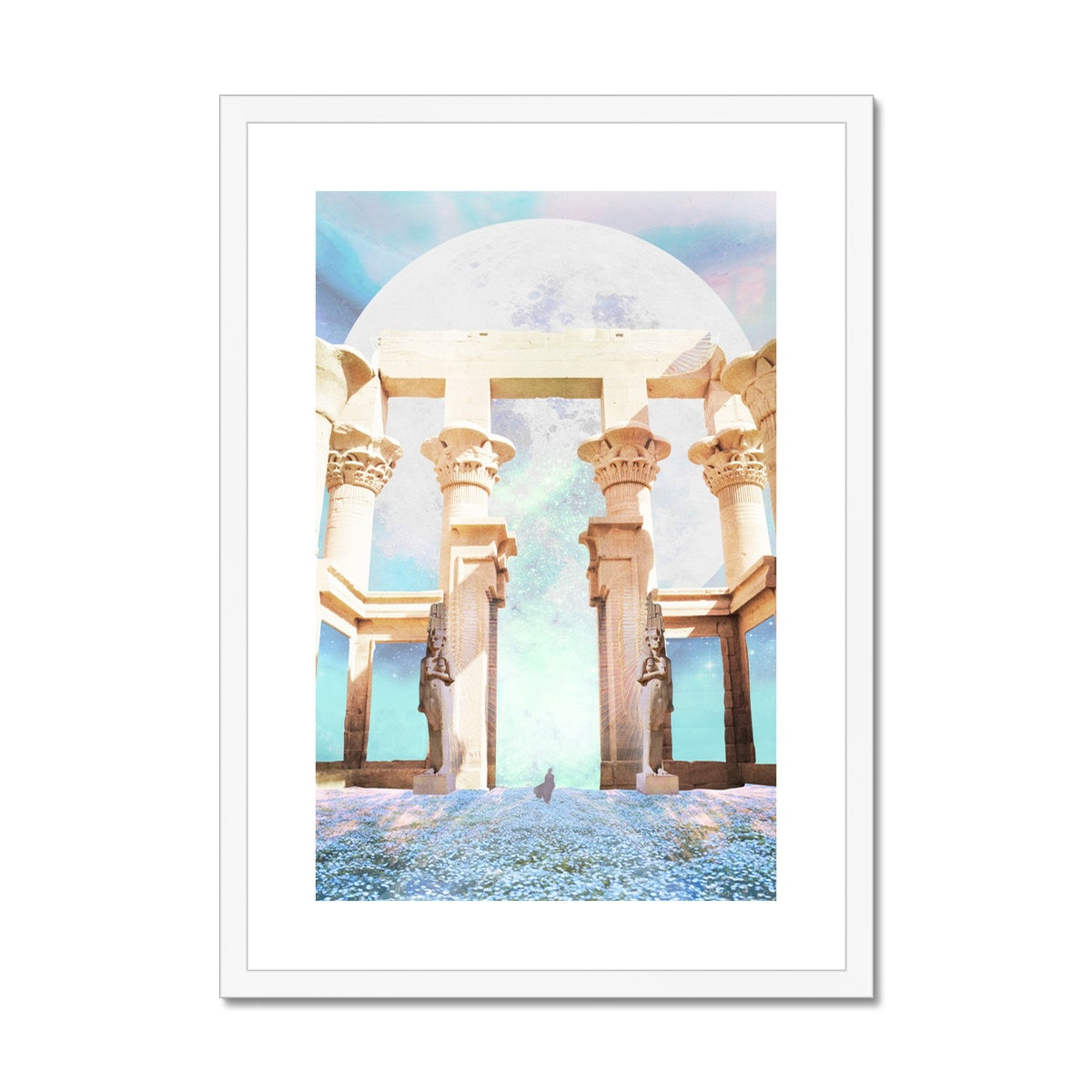 Temple of Isis Framed & Mounted Print - Starseed Designs Inc.